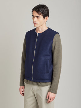 HOMME メンズ 【Outlet】JIG5 GILET ジレ ブルー系その他