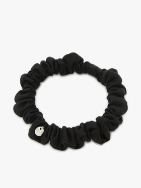 To b. by agnès b. 【Outlet】ロゴ刺繍 アーカイブテキスタイル トートバッグ&シュシュ セット ブラック