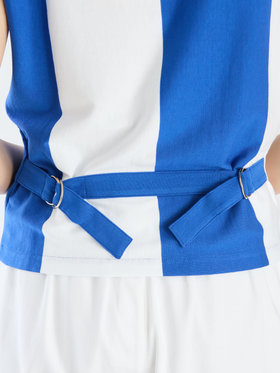 FEMME ウィメンズ 【Outlet】JIY4 TS ARA Tシャツ ロイヤルブルー×ホワイト