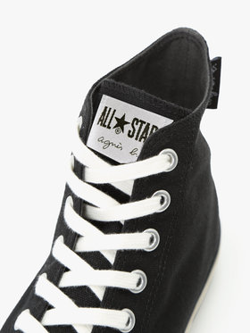 FEMME ウィメンズ agnes b. x CONVERSE コンバース CANVAS ALL STAR (R) HI / AB ブラック