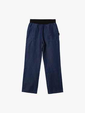 ENFANT ユニセックス キッズ デニム ロング パンツ ネイビー