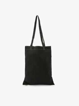 To b. by agnès b. 【Outlet】ロゴ刺繍 アーカイブテキスタイル トートバッグ&シュシュ セット ブラック