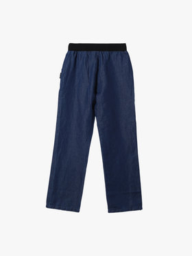 ENFANT ユニセックス キッズ デニム ロング パンツ ネイビー