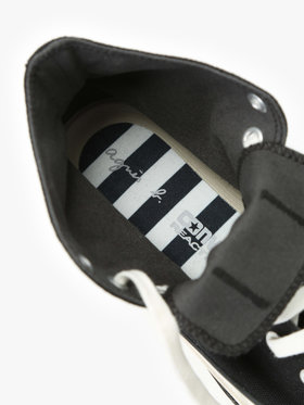 FEMME ウィメンズ agnes b. x CONVERSE コンバース CANVAS ALL STAR (R) HI / AB ブラック