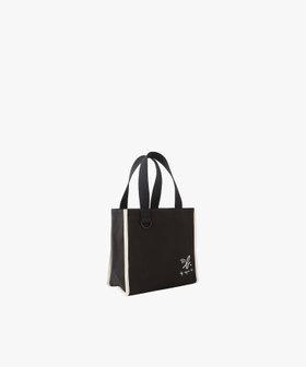 To b. by agnès b. To b. by agnes b.× green label relaxing コットン パイピング ミニトートバッグ ブラック