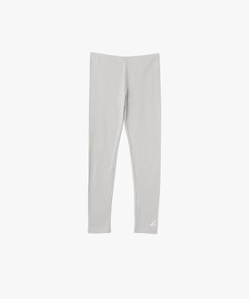 ENFANT ユニセックス キッズ "b." ロゴ コットン フルレングス レギンス グレー