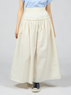 To b. by agnès b. 【Outlet】ハイウエストスカート ホワイト