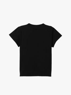 FEMME ウィメンズ ロゴ プリント コットン 半袖 Tシャツ "Brando" ブラック