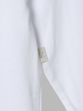 ENFANT ベビー ベビー コットン フリル レース ブラウス "Volant Dentelle" ホワイト