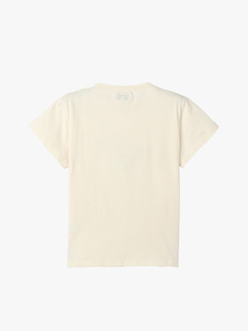 FEMME ウィメンズ ロゴ プリント コットン 半袖 Tシャツ "Brando" ホワイト