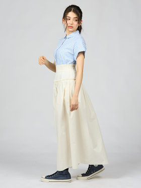 To b. by agnès b. 【Outlet】ハイウエストスカート ホワイト