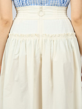 To b. by agnès b. 【Outlet】ハイウエストスカート ホワイト