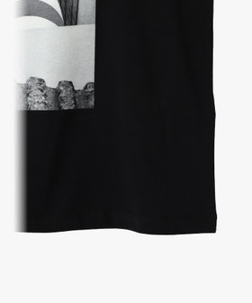 FEMME ウィメンズ コットン 長袖 アーティストTシャツ "Gouh" ブラック