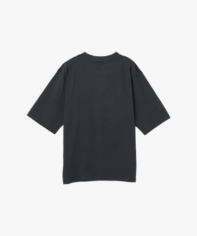 HOMME メンズ メンズ プリント コットン 半袖 Tシャツ "Horace" グレー