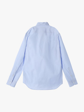 HOMME メンズ メンズ アイコニック 刺繍 コットン 長袖 シャツ ”Lezard” ブルー系その他