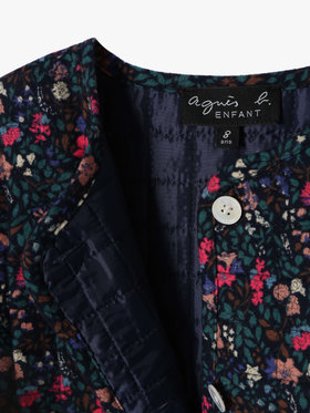 ENFANT ガールズ 【Outlet】IDM8 E VESTE キッズ ジャケット ネイビー