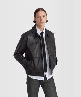 HOMME メンズ メンズ コットン 長袖 シャツ "Tom" ブルー