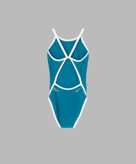 FEMME ウィメンズ agnes b. x arena タフスーツ トレーニングワンピース 水着 ブルー系その他