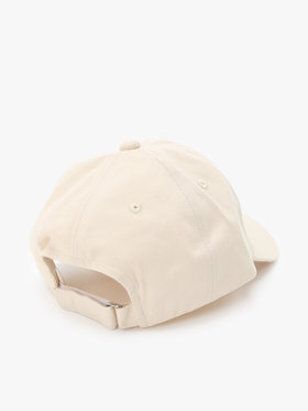 To b. by agnès b. ”To b.” ビッグロゴ 刺繍 キャップ ホワイト