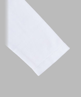 ENFANT ベビー ベビー "b." ロゴ コットン 長袖 Tシャツ "Etoile" ホワイト