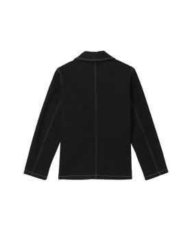 HOMME メンズ メンズ デニム ショールカラー 長袖 ジャケット "Loritz" ブラック