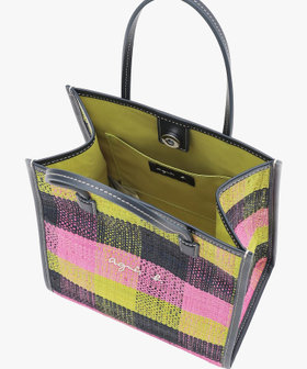 VOYAGE ウィメンズ バッグ＆ウォレット ラフィア スモール トートバッグ WAX35-01 ネイビー