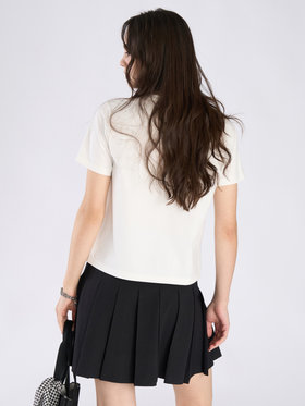 To b. by agnès b. To b. by agnes b. × NEEDBY heritage TO B. OR NOT TO B. MINI TS ホワイト