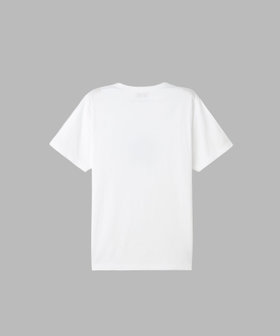 HOMME メンズ メンズ アイコニック プリント コットン 半袖 Tシャツ "Etoile" ホワイト