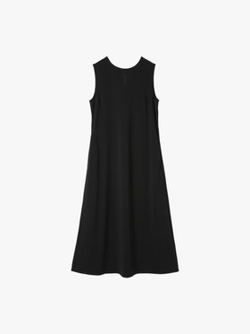 To b. by agnès b. 【Outlet】バックリボンジャージードレス ブラック