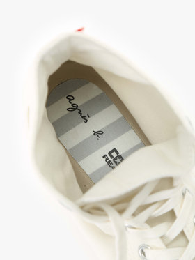 HOMME メンズ agnes b. x CONVERSE メンズ コンバース CANVAS ALL STAR (R) HI / AB ホワイト