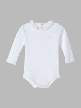 ENFANT ベビー ベビー ボディスーツ ホワイト