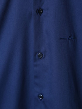 HOMME メンズ 【Outlet】メンズ 刺繍 コットン 長袖 シャツ "Thomas" ブルー系その他