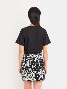 FEMME ウィメンズ コットン 半袖 Tシャツ ”Christof” ブラック