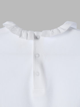 ENFANT ベビー ベビー ボディスーツ ホワイト