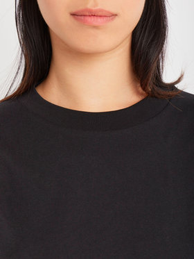 FEMME ウィメンズ コットン 半袖 Tシャツ ”Christof” ブラック