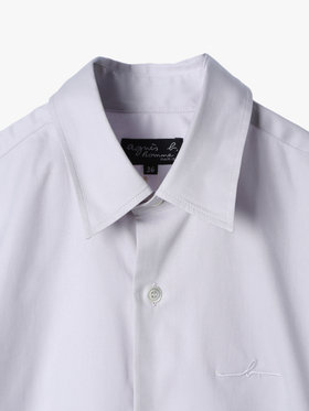 HOMME メンズ 【Outlet】メンズ 刺繍 コットン 長袖 シャツ "Thomas" グレー系その他