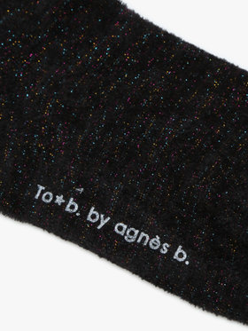 To b. by agnès b. 【Outlet】フルッフィーソックス ブラック