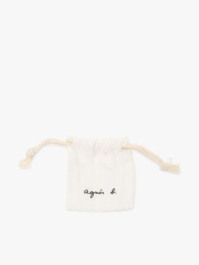 FEMME ウィメンズ 2way ハート ピアス ”Carving of love” ピンクベージュ