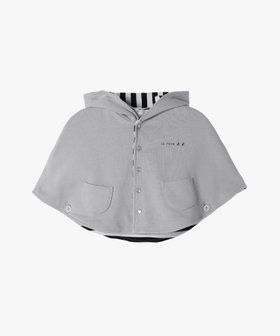 ENFANT ベビー WEB限定 ベビーギフトボックス ポンチョ・ラトル 2点セット グレー