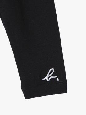 ENFANT ベビー ベビー "b."ロゴ パンツ "Jerico" ブラック