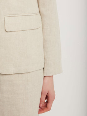 FEMME ウィメンズ リネン テーラードジャケット ベージュ