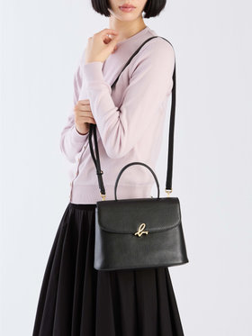 VOYAGE ウィメンズ バッグ＆ウォレット レザー2wayショルダーバッグ "The b."  IS12F-14 ブラック