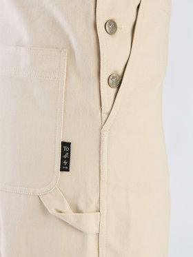 To b. by agnès b. 【Outlet】コットンツイル オーバーオール ベージュ