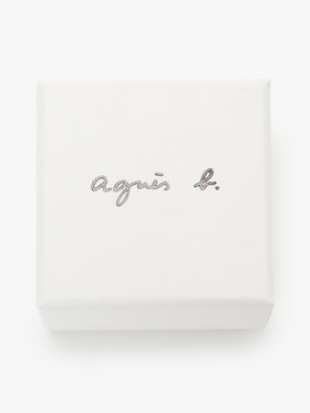 FEMME ウィメンズ 2way ハート ピアス ”Carving of love” シルバー