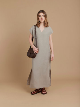 FEMME ウィメンズ 【Outlet】UAF9 ROBE ワンピース ブラウン系その他