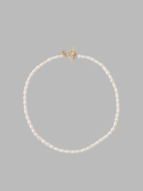 FEMME ウィメンズ 淡水パール ネックレス "Luna" ゴールド