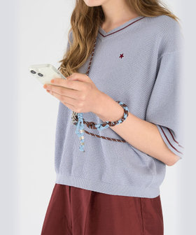 To b. by agnès b. ミックスカラー モバイルストラップ セット ブルー