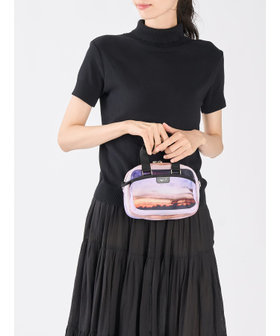 VOYAGE ウィメンズ バッグ＆ウォレット フォトプリント ナイロン 2way ミニ ショルダー "My bag" RAT01R-02 パープル系その他