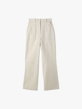 To b. by agnès b. 【Outlet】コットンストレッチチノパンツ ホワイト系その他