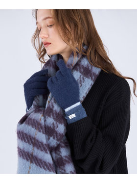 To b. by agnès b. 【Outlet】バイカラー ニット グローブ ネイビー